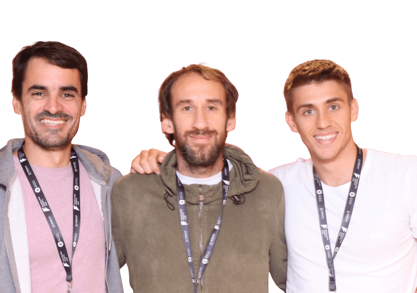 Tomas, Gerard et Marc · Équipe fondatrice