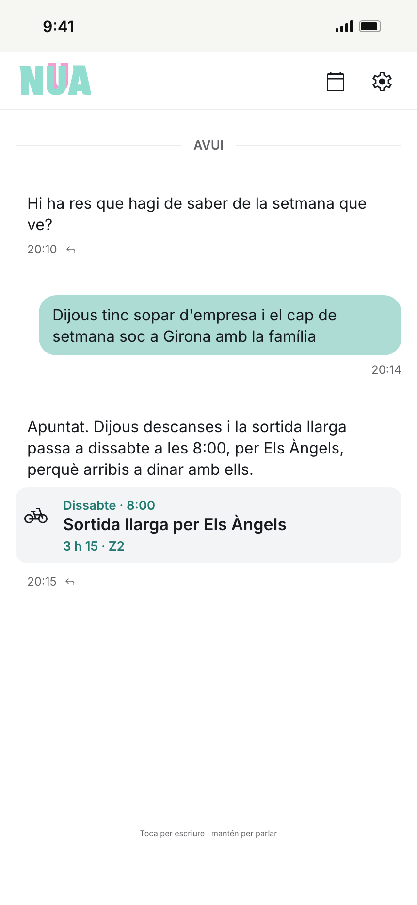 Et coneix i t'entén