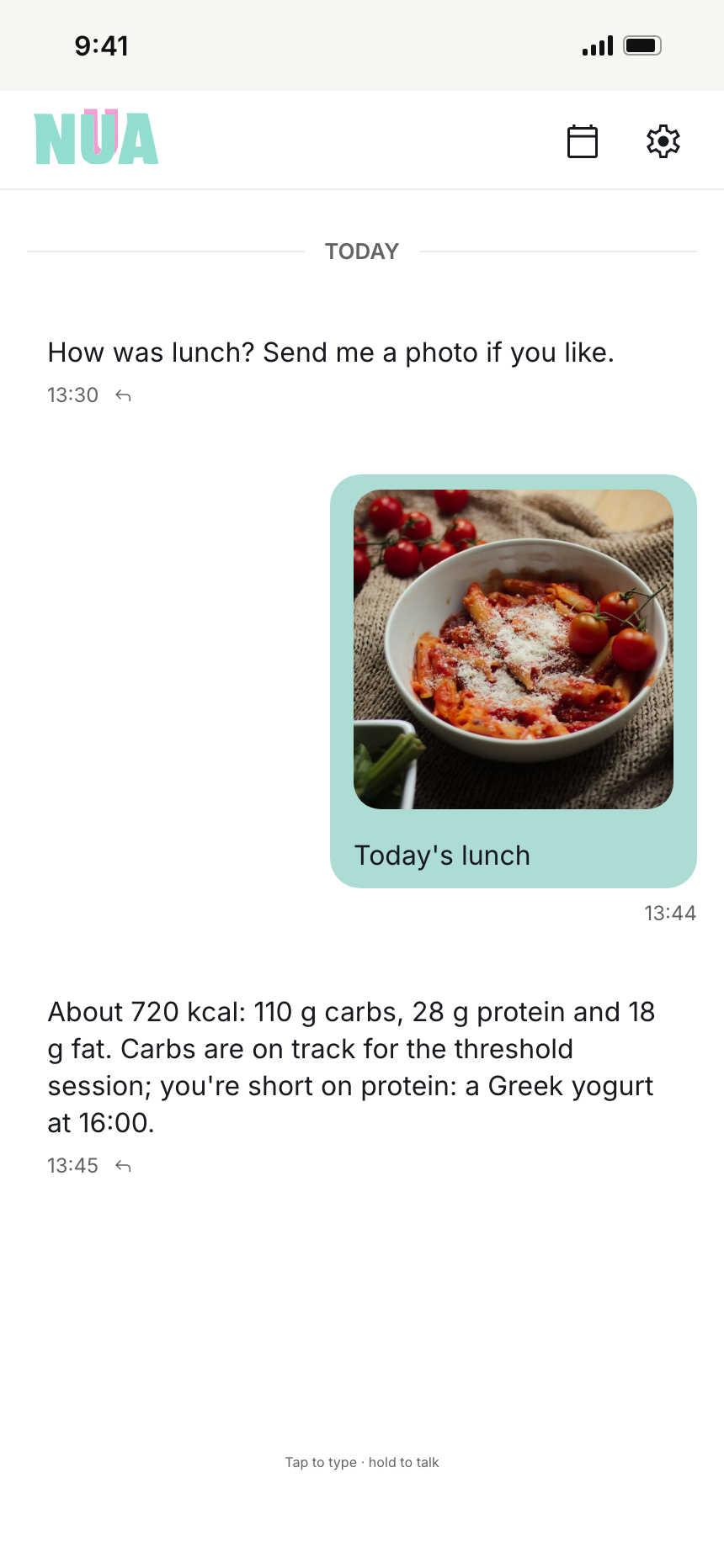 Cycling nutrition from a photo of your plate, with calories planned for your training