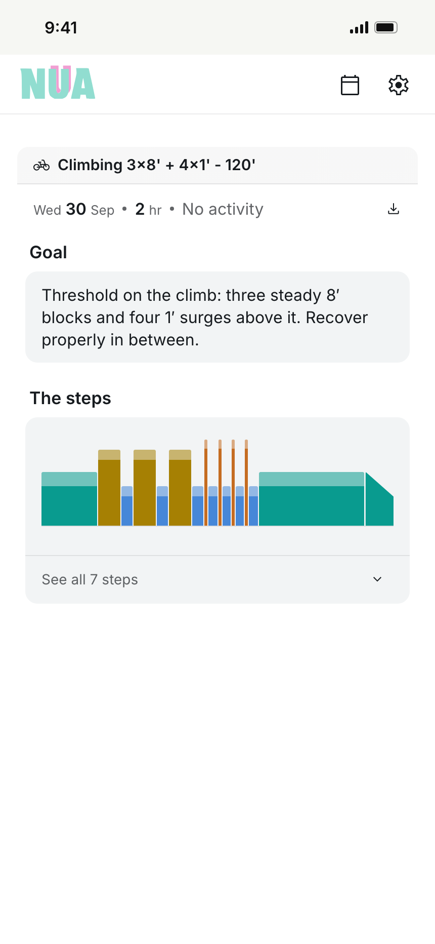 A training plan built for you