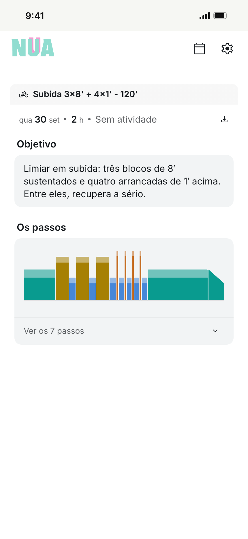 Plano de treino à sua medida